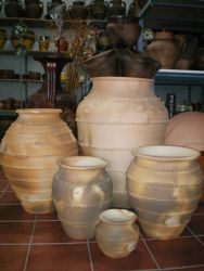Maceteros en alfarería de grandes dimensiones