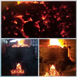 Cocción en el horno de leña